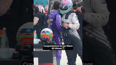 A popular Miami GP winner ❤️ #f1 #kimiantonelli #formula1