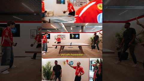 Fred is actually kind of good at this👌🏓 #F1 #F1shorts