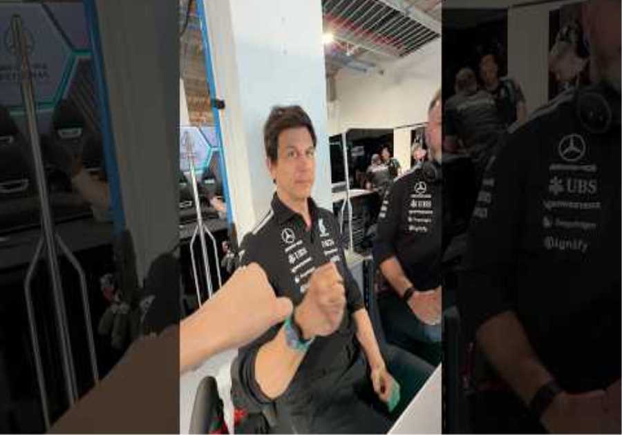 Toto back in the hot seat 🔥 #mercedes #mercedesf1 #formula1 #f1 #totowolff