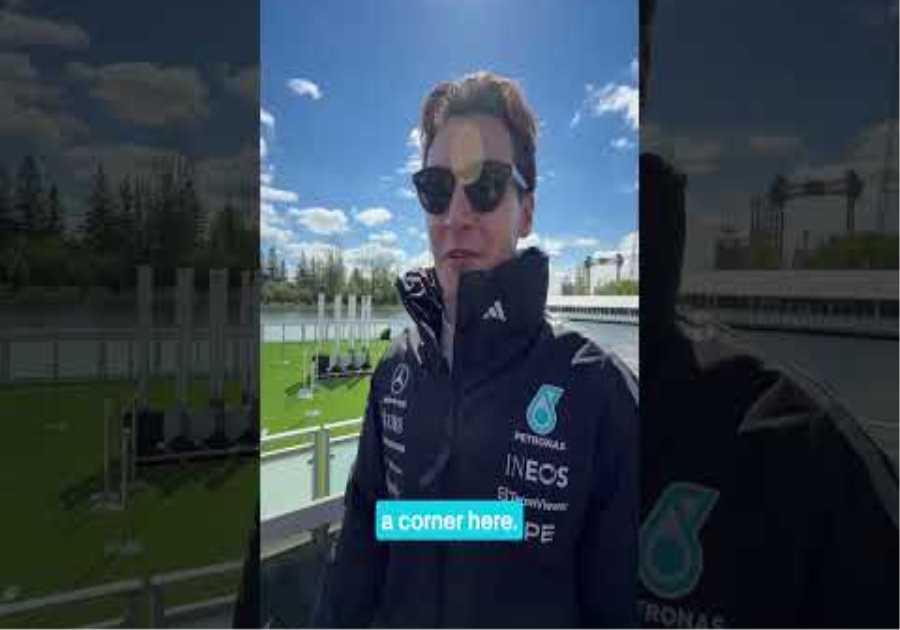 New year, same promise 👀 See you in the lake, George! 🤣 #mercedesf1 #georgerussell #f1shorts
