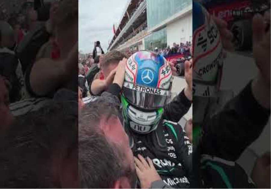 Four in a row for Kimi 🏆🏆🏆🏆 #mercedesf1 #kimiantonelli #f1