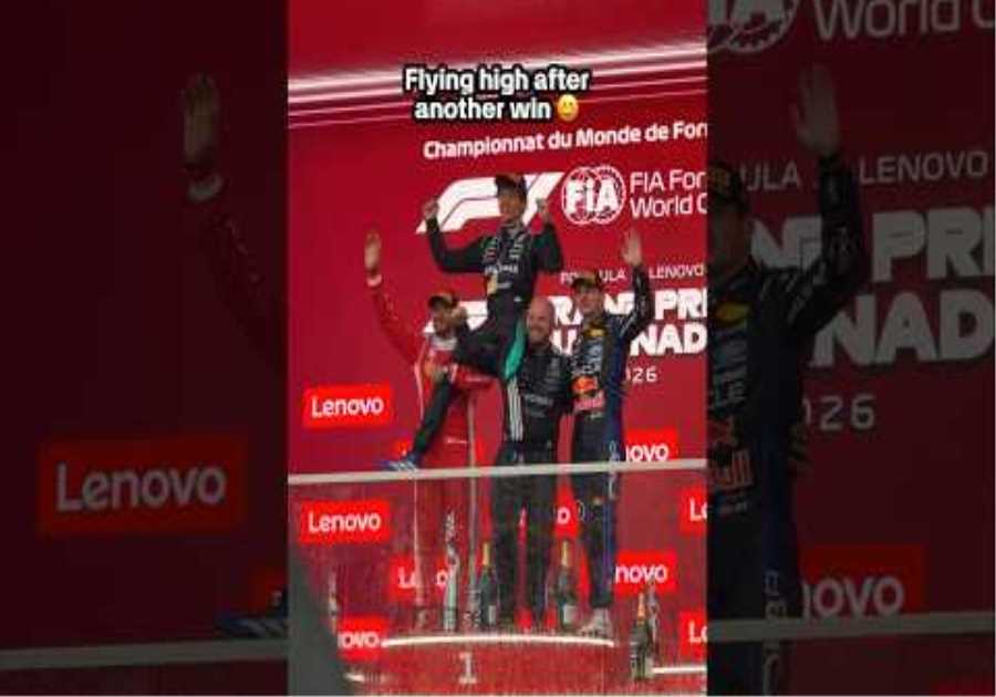 On top of the world (and the podium) 🤩