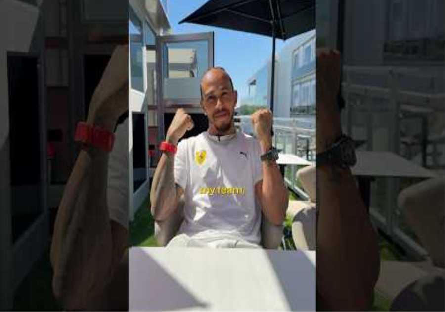 A very special good luck message for The Arsenal 🔴⚪️#F1shorts #F1