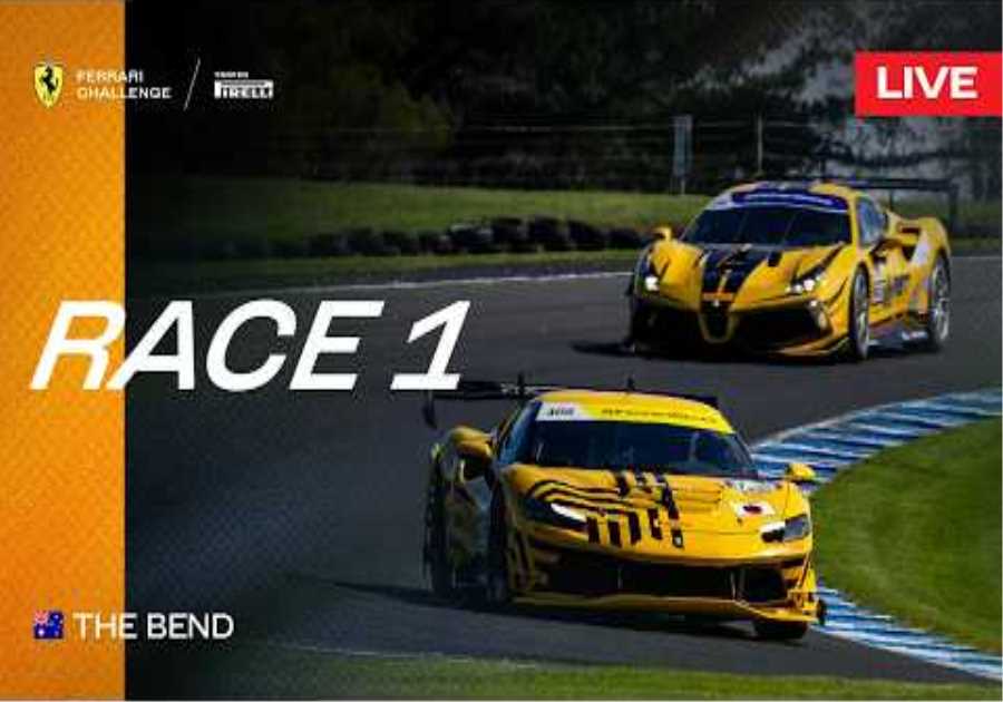 LIVE Ferrari Challenge Australasia - The Bend, Race 1