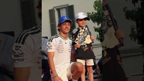 A day to remember for Emanuele 🙌 #Mercedes #F1 #KimiAntonelli