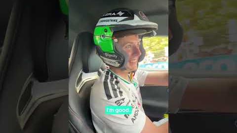 Admin has never been so scared 🤣 Top drive, Fred! #mercedesf1 #fredvesti #f1shorts