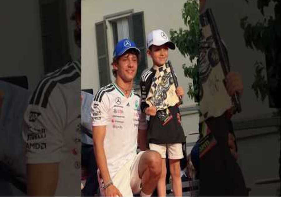 A day to remember for Emanuele 🙌 #Mercedes #F1 #KimiAntonelli