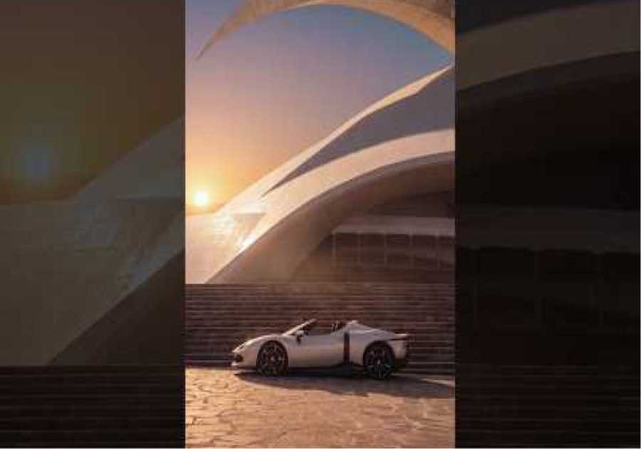 The #Ferrari849TestarossaSpider takes your breath away with its untamed power. #Ferrari