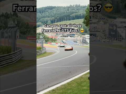 Brownie points if you name all three in the comments 3️⃣👀#Spa24h #GTWorld #FerrariRaces