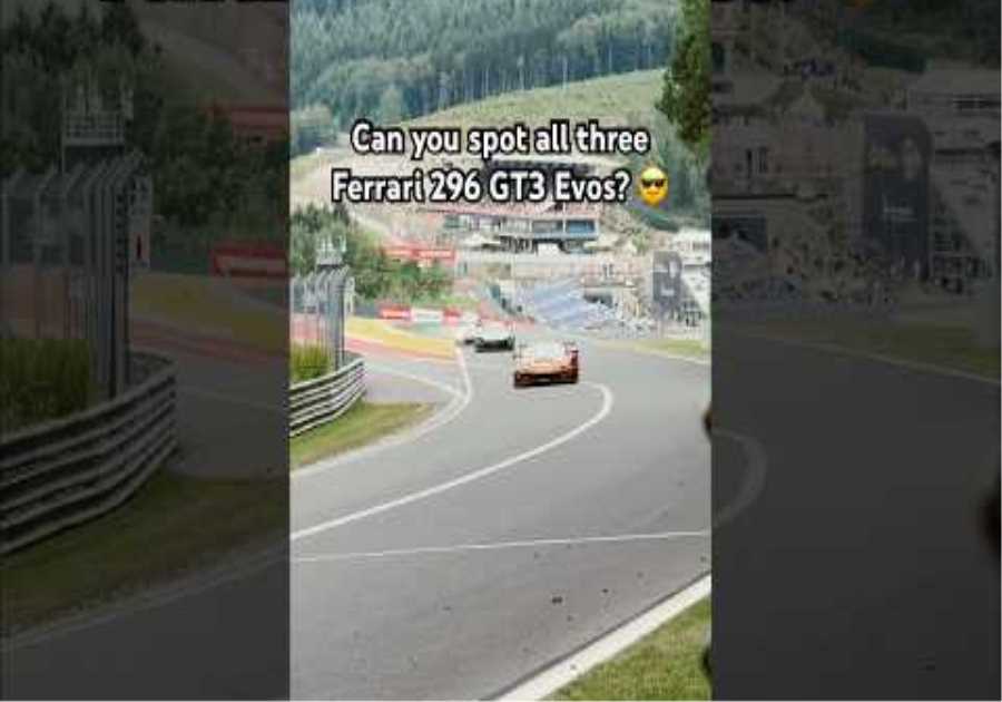 Brownie points if you name all three in the comments 3️⃣👀#Spa24h #GTWorld #FerrariRaces