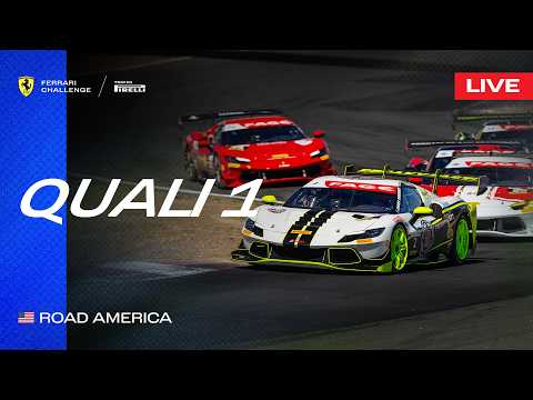 LIVE Ferrari Challenge North America - Road America, Qualifying 1