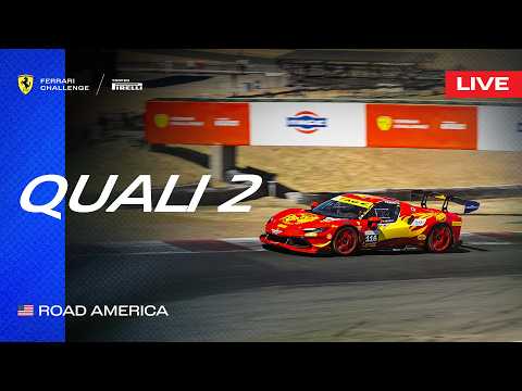 LIVE Ferrari Challenge North America - Road America, Qualifying 2