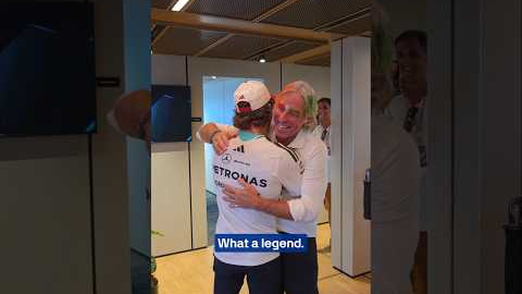A bet is a bet 🤝🇮🇹 #f1 #mercedesf1 #kimiantonelli