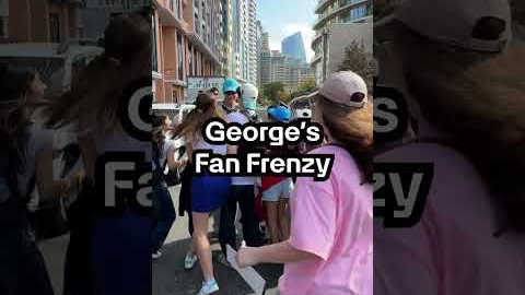 Everyone is a George fan 🩵 #mercedesf1 #georgerussell #f1shorts