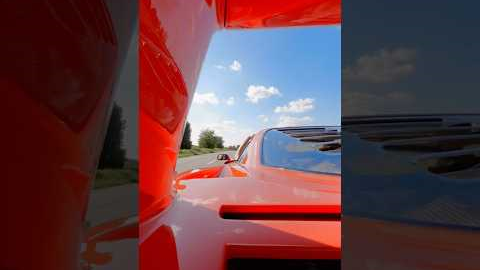 A front-row seat in the #FerrariF40 at #FerrariCavalcadeClassiche. #Ferrari #FerrariClassiche