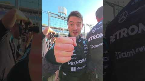 A very happy team in Baku 🫂 #mercedesf1 #f1