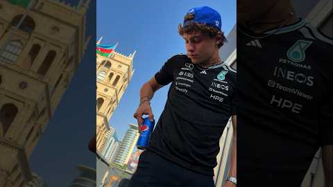 Measuring in m̶e̶t̶r̶i̶c̶ ̶u̶n̶i̶t̶s̶ Pepsi cans ✅️ #f1 #mercedesf1