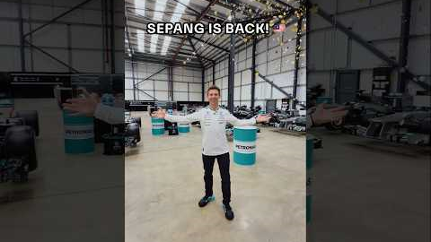 F1 is BACK in Malaysia! Ant's guide to Sepang 🇲🇾🧠 #mercedesf1 #f1shorts #malaysia #sepang