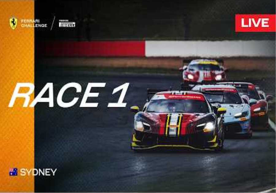 LIVE Ferrari Challenge Australasia - Sydney Motorsport Park, Race 1