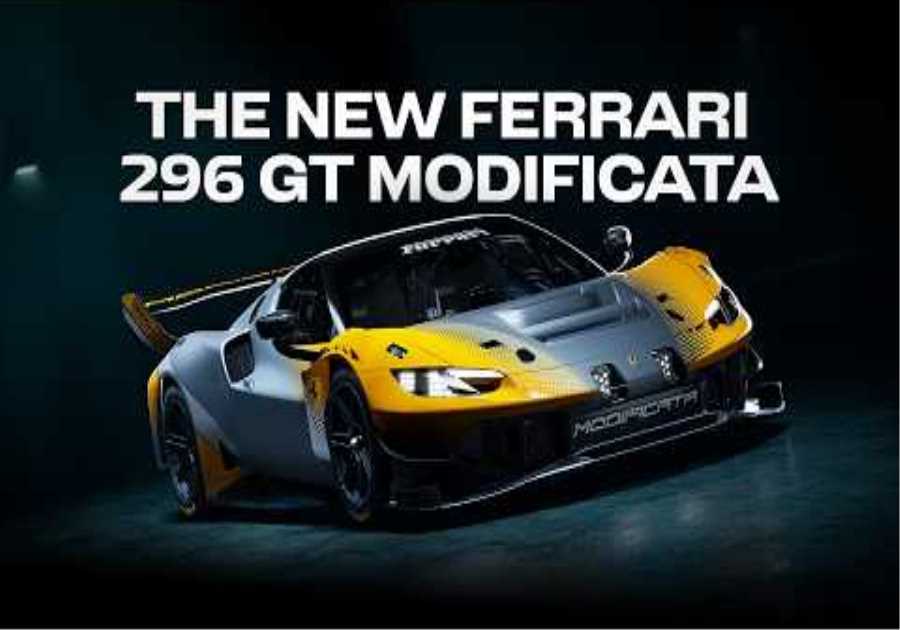 Introducing the new Ferrari 296 GT Modificata