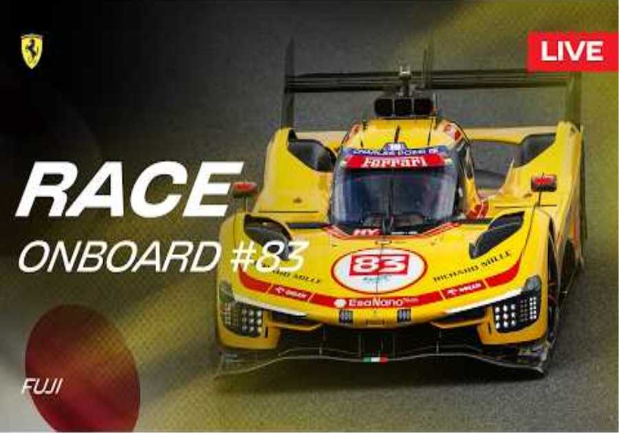 LIVE RACE Onboard car #83 for 6 Hours of Fuji | Ferrari Hypercar