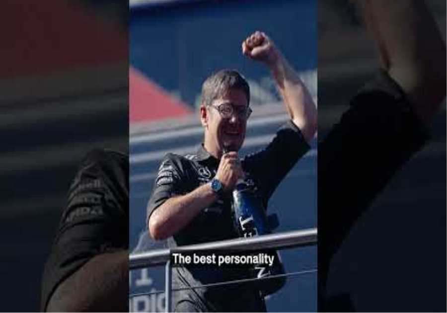 A wholesome visit to the podium today for Lamby and his family 🩶  #f1 #mercedesf1
