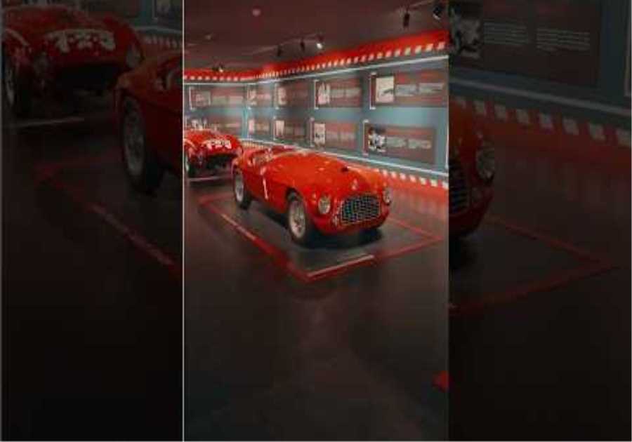 Meet the #Ferrari166MM, now at #MuseoFerrari in Maranello 🏁 #MuseiFerrari