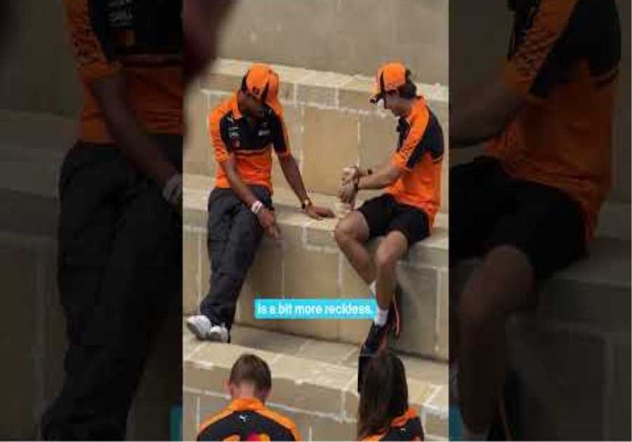 It would’ve been rude not to interrupt…😌 #f1 #mercedesf1 #georgerussell #kimiantonelli