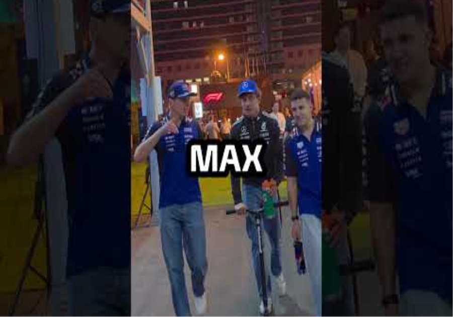 Another week, another Max and Kimi meetup 🤝 #f1 #mercedesf1 #kimiantonelli
