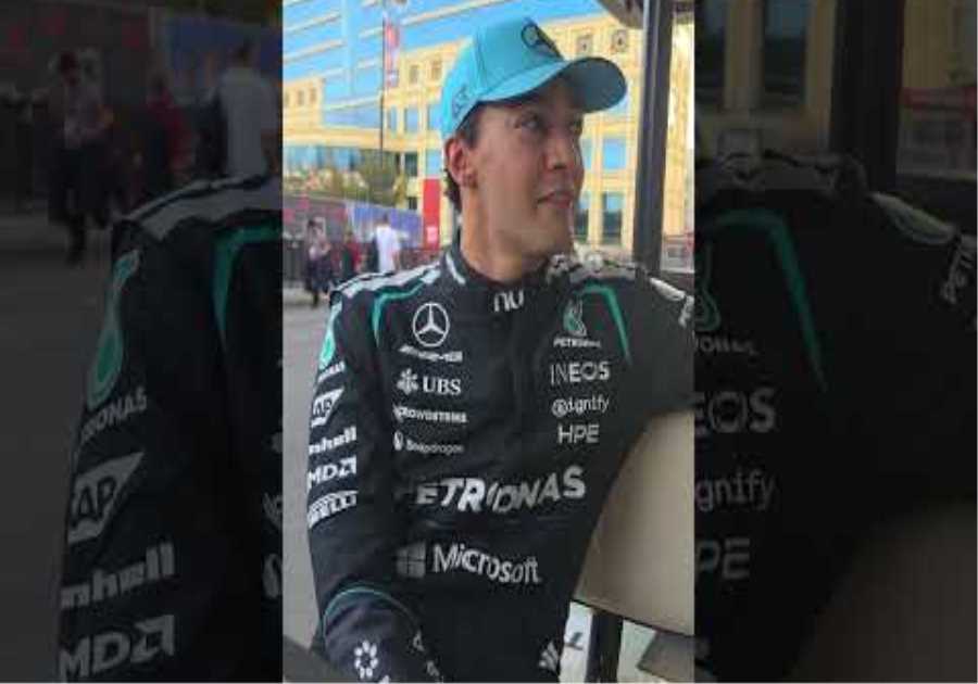 Can't wipe the smile off his face 😍 Incredible lap, George! #f1 #mercedesf1 #georgerussell