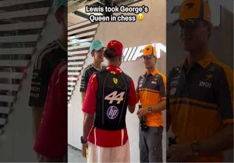 Always protect your Queen, George 🙏  #f1 #mercedesf1 #BakuGP