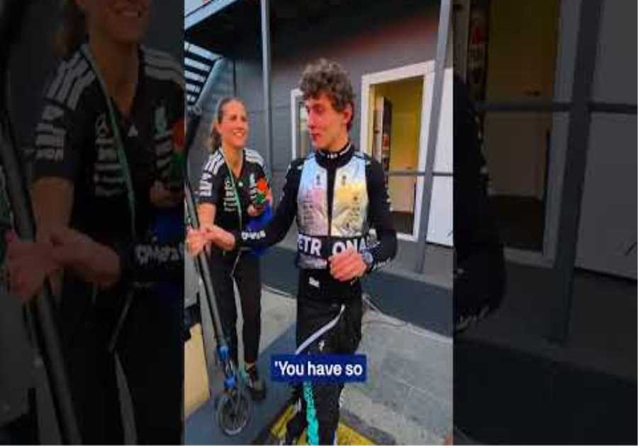 Kimi confirming Unc status 😅 #mercedesf1 #kimiantonelli #f1shorts