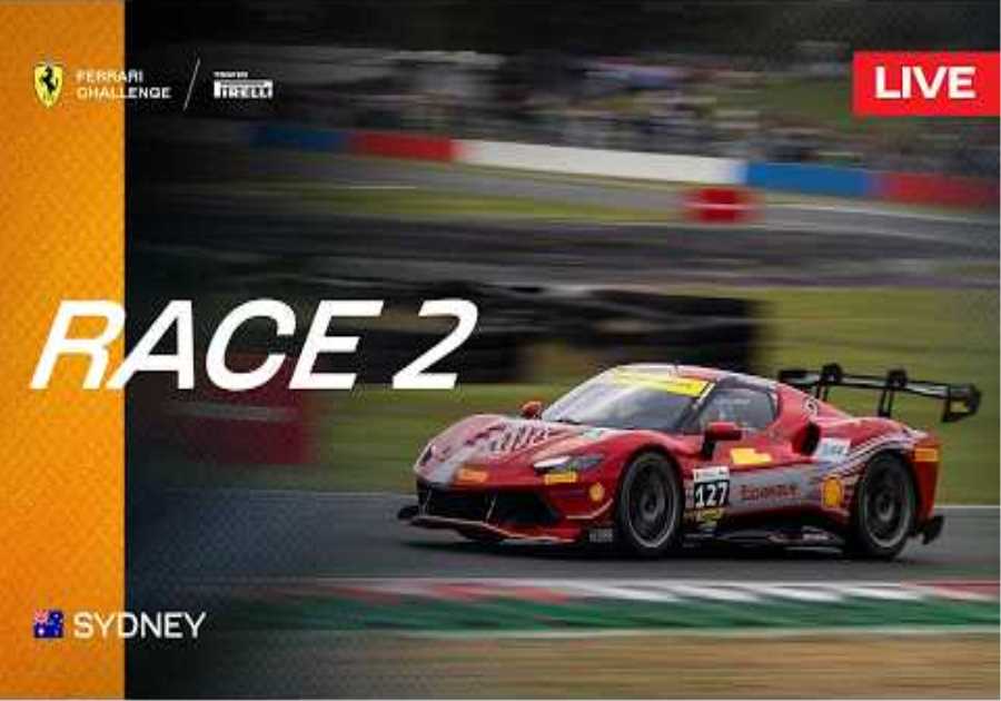 LIVE Ferrari Challenge Australasia - Sydney Motorsport Park, Race 2