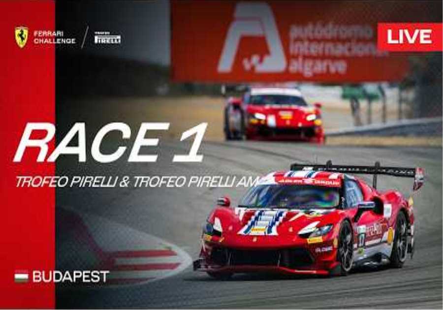 LIVE Ferrari Challenge Europe - Budapest, Race 1 - Trofeo Pirelli & Trofeo Pirelli AM