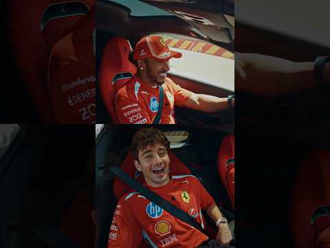 INTENSE ride for @charles_leclerc & @lewishamilton!#Ferrari12CilindriManuale #Ferrari