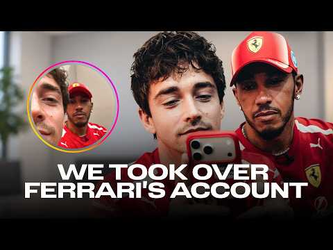 Lewis Hamilton & Charles Leclerc Take Over Ferrari's Social Media!