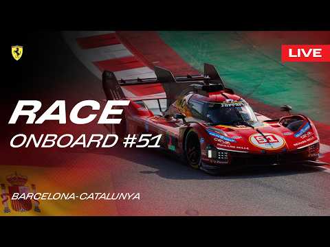 LIVE RACE Onboard car #51 for 6 Hours of Barcelona | Ferrari Hypercar