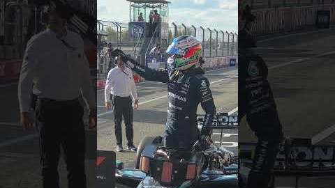 Pole feels good in Texas 🤩 #f1 #mercedesf1 #kimiantonelli