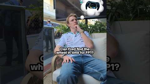 Thanks George, Fred will take good care of it for you 🙌 #f1shorts #mercedesf1 #fredvesti
