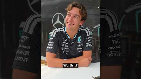 Do you want to pick up our tab, George? 😉 #mercedesf1 #georgerussell #f1