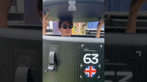 Hello George 🤣 🥶 #f1shorts #f1 #mercedesf1 #georgerussell