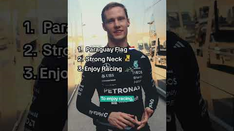 The ultimate F1  driver starter pack, according to Joshua Dürksen. 🏁 #mercedesf1 #joshuadurksen #f1