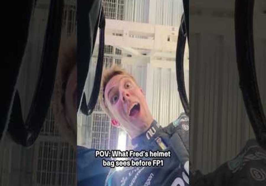 Fred’s just a bit excited! #f1 #mexicocitygp #fredvesti