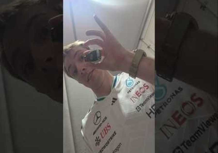 Cheers for the loan, George 😂🔑 #f1shorts #mercedesf1 #georgerussell #fredvesti