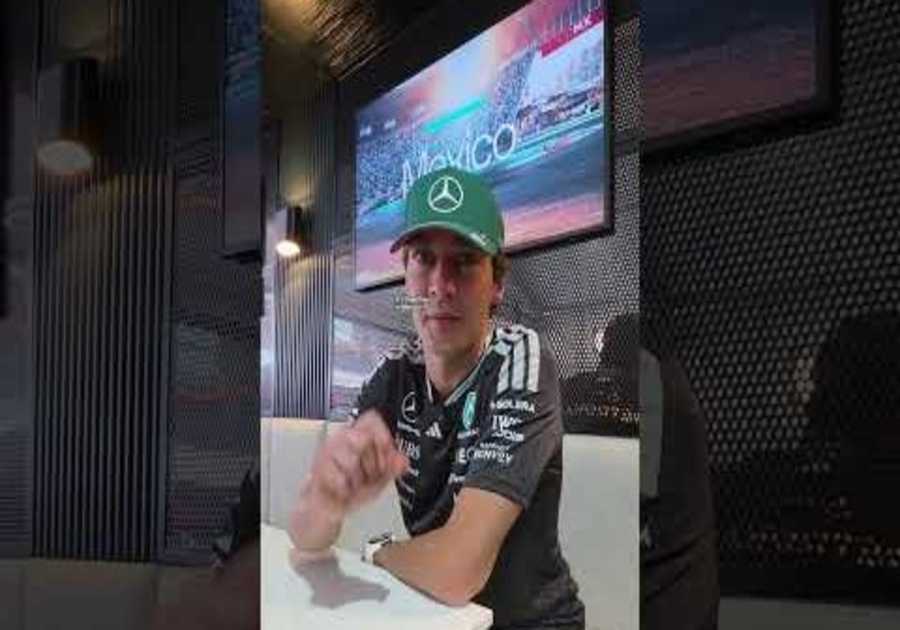 Quali day in Mexico, it will grow on you 😉 #mercedesf1 #georgerussell #f1 #mexicogp