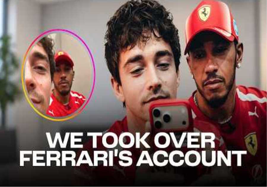 Lewis Hamilton & Charles Leclerc Take Over Ferrari's Social Media!