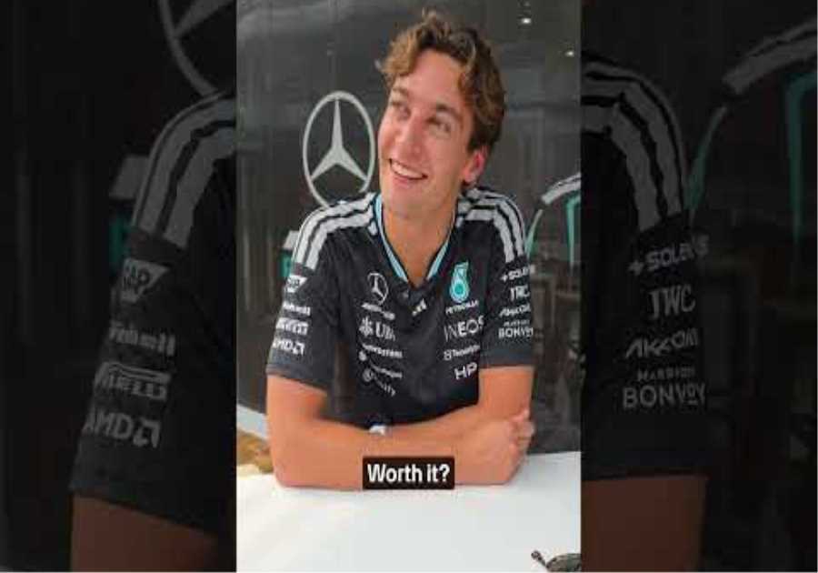 Do you want to pick up our tab, George? 😉 #mercedesf1 #georgerussell #f1