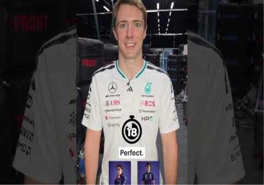 Speedy on and off track! Didn't even need the whole 30 seconds 🙌 #mercedesf1 #fredvesti #f1