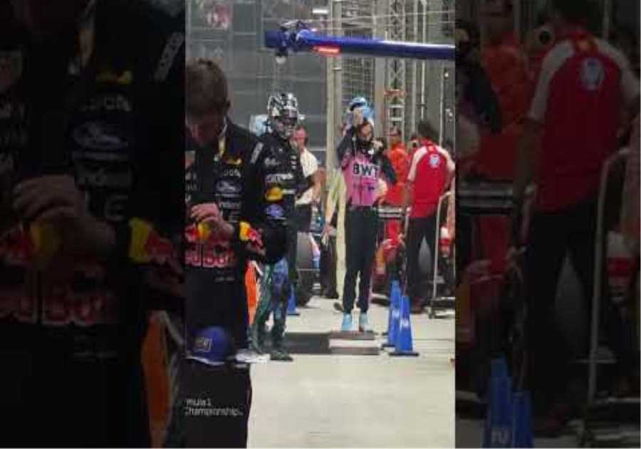 Parc Ferme said not today 🙅‍♂️ #mercedesf1 #f1 #georgerussell
