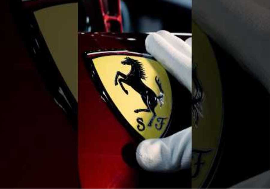 POV: You’re inside the Ferrari assembly line. #Ferrari